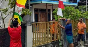 Sambut HUT RI, LDII Teluk Bintuni Gelar Kerja Bakti di Masjid